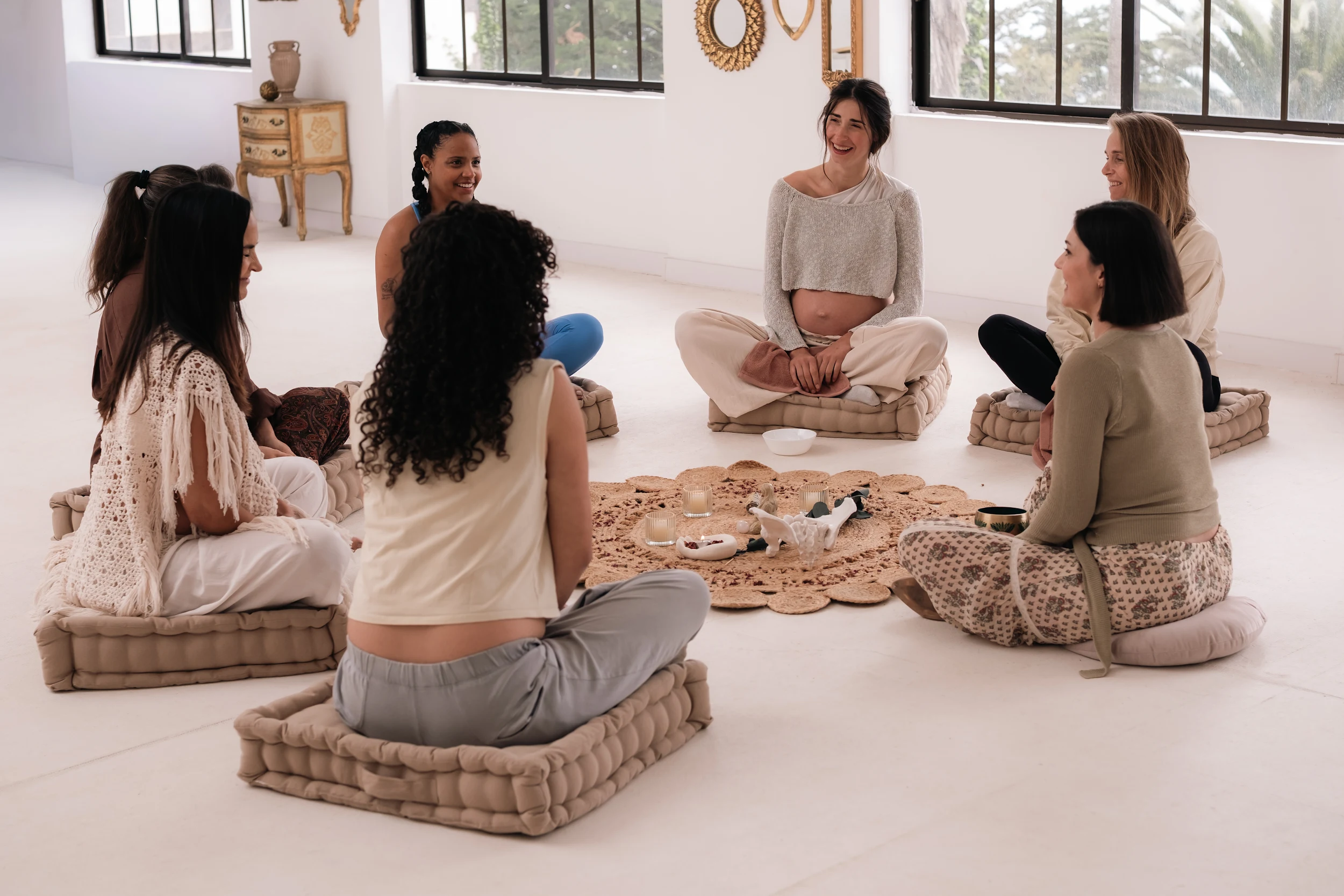 Women gathered in circle